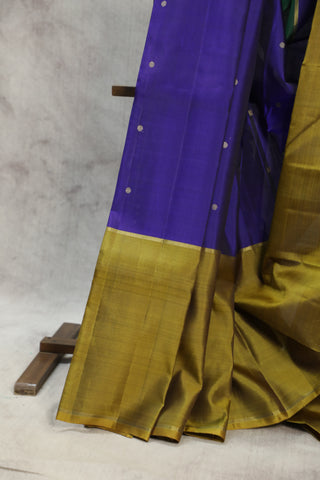 Violet  Kanjeevaram Silk Saree - SRVKSS517