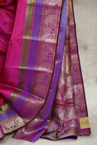 Pink Kanjeevaram Silk Saree - SRPKSS519