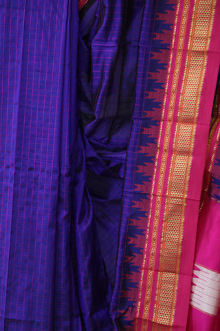 Purple Silk Ilkal Saree - SRPSIS125