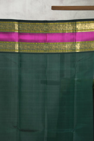 Olive Green Kanjeevaram Silk Saree - SROGKSS520