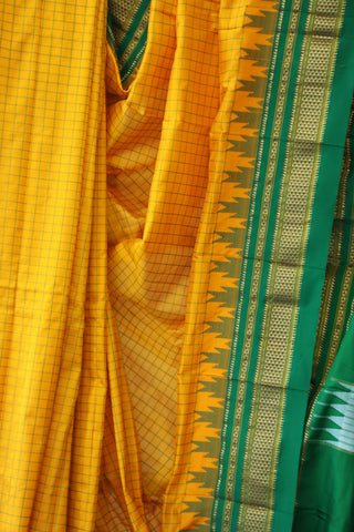 Yellow Silk Ilkal Saree - SRYSIS126