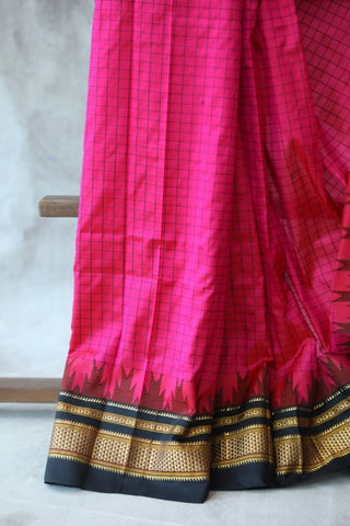 Pink Silk Ilkal Saree - SRPSIS127