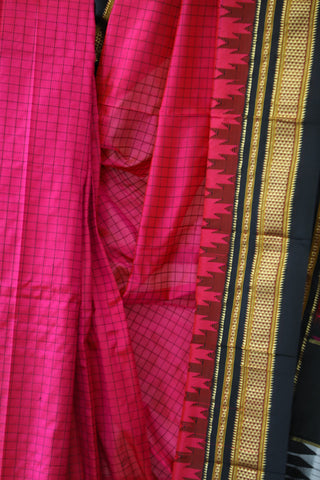 Pink Silk Ilkal Saree - SRPSIS127