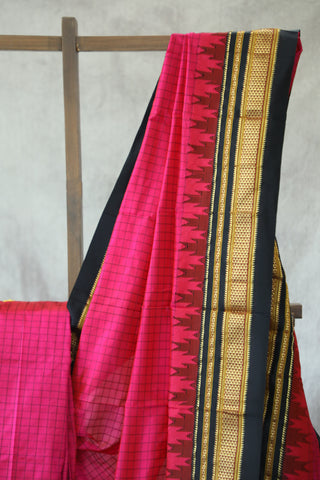 Pink Silk Ilkal Saree - SRPSIS127