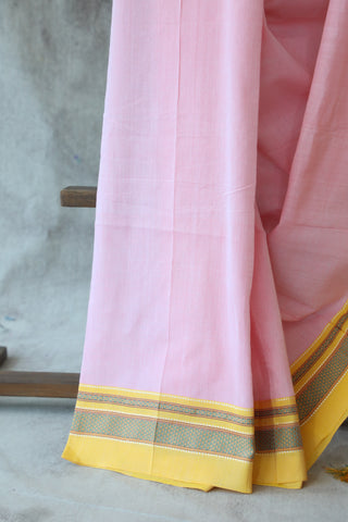 Light Pink Cotton Ilkal Saree -SRLPCIS380