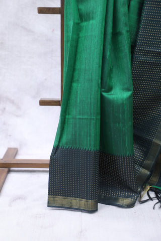 Green Silk Saree - SRGRSS637