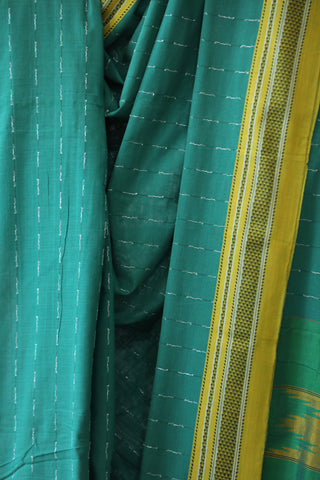 Green Cotton Ilkal Saree -SRGCIS392