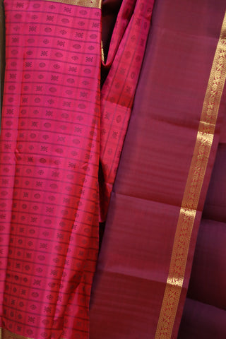 Pink Kanjeevaram Silk Saree - SRPKSS554