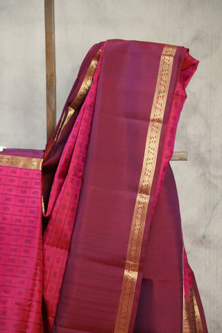 Pink Kanjeevaram Silk Saree - SRPKSS554