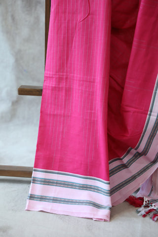 Pink Cotton Ilkal Saree -SRPCIS400