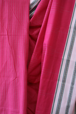 Pink Cotton Ilkal Saree -SRPCIS400