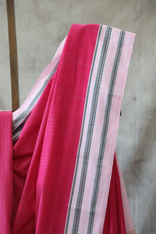 Pink Cotton Ilkal Saree -SRPCIS400