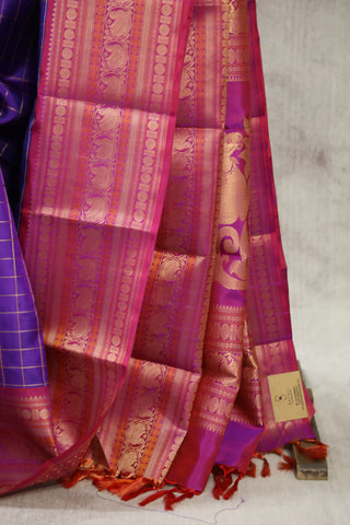 Blue Kanjeevaram Silk Saree - SRBKSS528