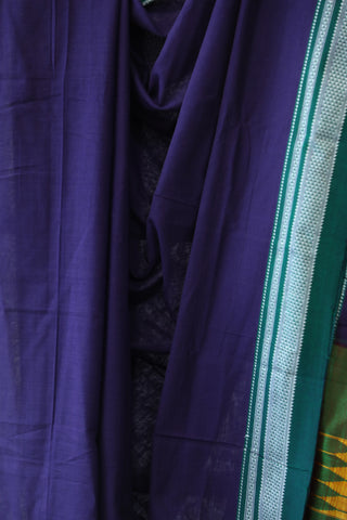 Dark Violet Cotton Ilkal Saree -SRDVCIS382