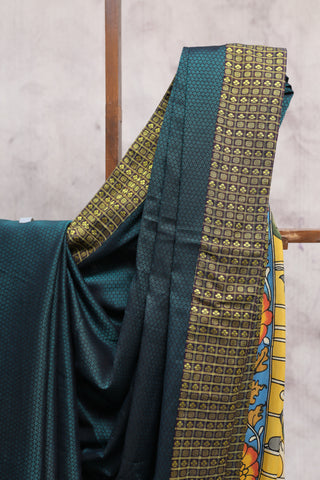 Peacock Green Signature Khun Saree - SRPGSKS33