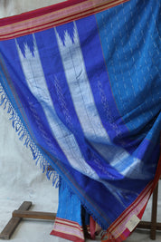 Blue Cotton Ilkal Saree -SRBCIS386