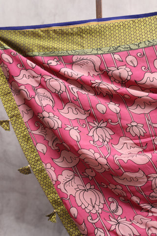 Magenta Signature Khun Saree - SRMSKS28