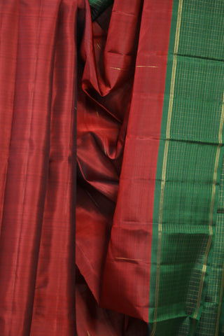 Maroon Kanjeevaram Silk Saree - SRMKSS571