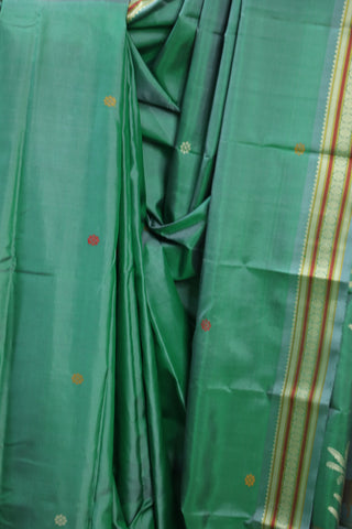 Green Kanjeevaram Silk Saree - SRGKSS569