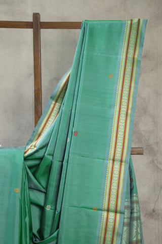 Green Kanjeevaram Silk Saree - SRGKSS569