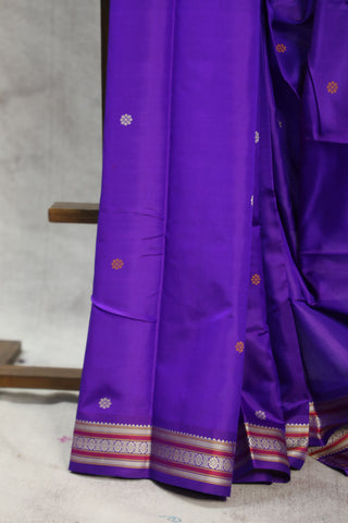 Purple Kanjeevaram Silk Saree - SRPKSS574