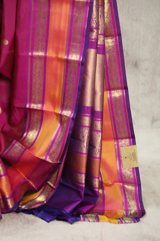 Rani Pink Kanjeevaram Silk Saree - SRRPKSS568