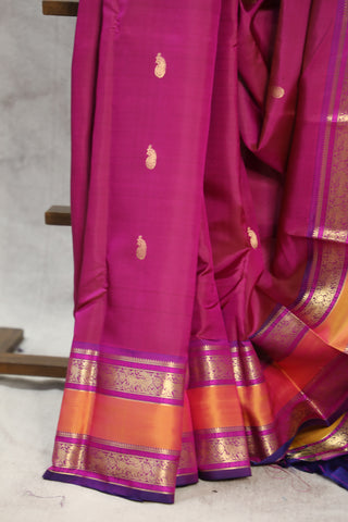 Rani Pink Kanjeevaram Silk Saree - SRRPKSS568