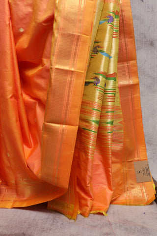 Mango Silk Paithani Saree -  SRMSPS293