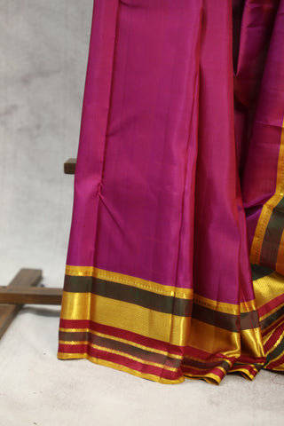 Magenta Kanjeevaram Silk Saree - SRMKSS545