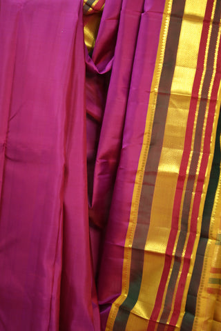 Magenta Kanjeevaram Silk Saree - SRMKSS545