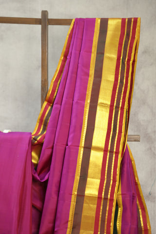 Magenta Kanjeevaram Silk Saree - SRMKSS545