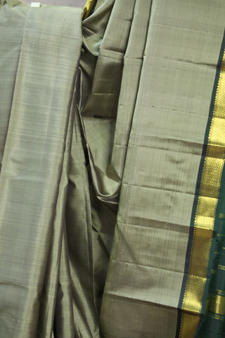 Grey Kanjeevaram Silk Saree - SRGKSS549