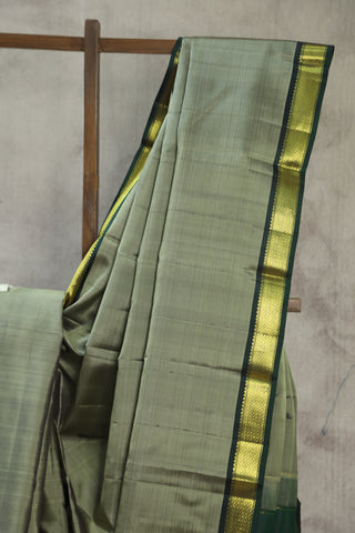 Grey Kanjeevaram Silk Saree - SRGKSS549