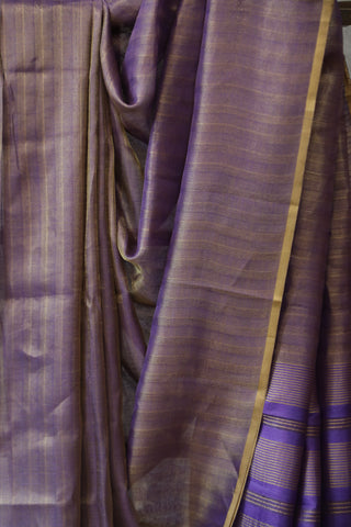 Violet Tussar Silk Saree - SRVTSS874