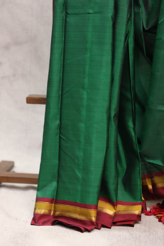 Green Kanjeevaram Silk Saree - SRGKSS543