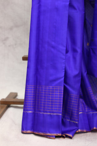 Blue Kanjeevaram Silk Saree - SRBKSS541