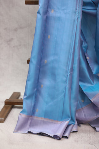 Blue Kanjeevaram Silk Saree-SRBKSS499