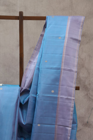 Blue Kanjeevaram Silk Saree-SRBKSS499