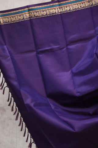 Violet Kanjeevaram Silk Saree-SRVKSS498