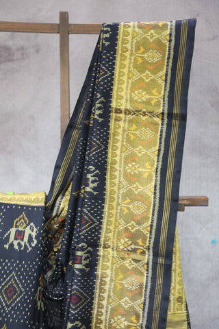 Black Rajkot Patola Silk Saree - SRBRPSS167