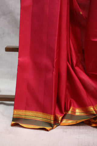 Maroon Kanjeevaram Silk Saree - SRMSS539