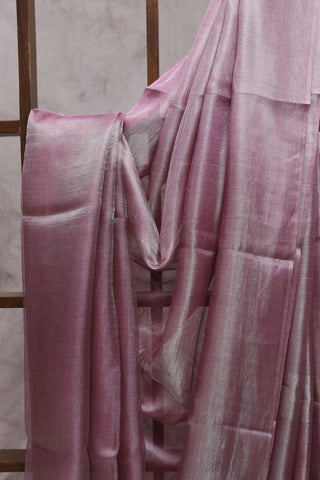 Dark Pink Tissue Tussar Silk Saree-SRDPTTSS39