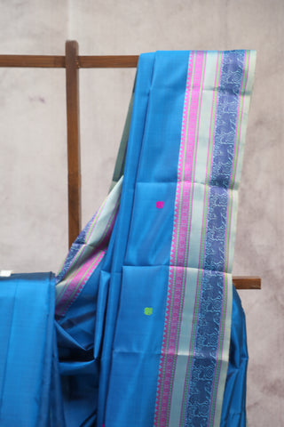 Blue Kanjeevaram Silk Saree - SRBSS538