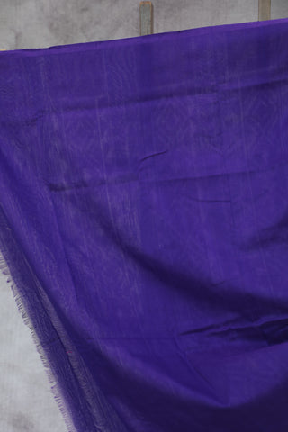 Purple Pochampalli Cotton Ikat Saree - SRPPCIS234