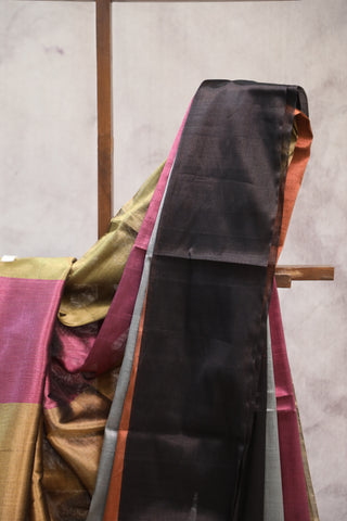 Multicolour Chanderi Tissue Silk Saree-SRMCCTSS118