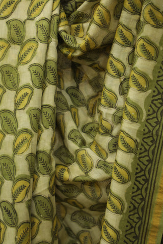 Light Green HBP Cotton Silk Chanderi Saree - SRLGCSCS654