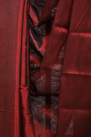 Maroon Chanderi Tissue Silk Saree-SRMCTSS106