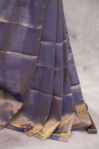 Two Tone Purple Chanderi Tissue Silk Saree-SRTTPCTSS108