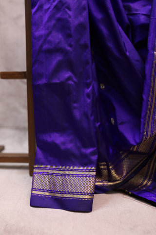 Violet Silk Paithani Saree - SRVSPS330