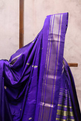 Violet Silk Paithani Saree - SRVSPS330